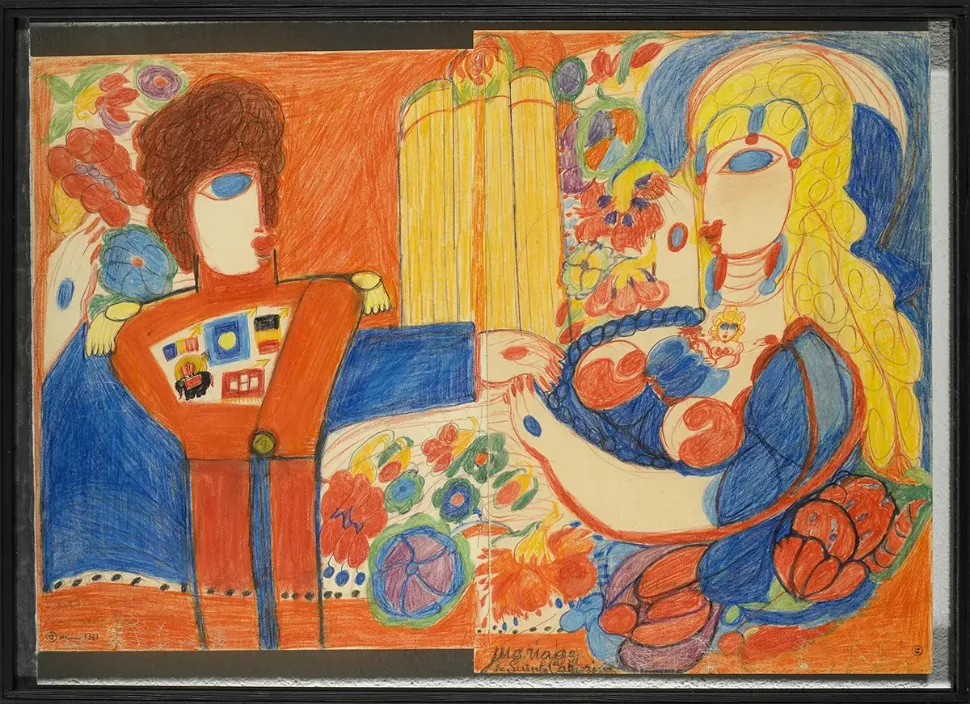 © Photo : Claude Bornand, Collection de l’Art Brut, Lausanne, no inv. cab-1393